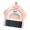 J06-6995 Desktop Mini Broom and dustpan Set for cleaning desks, keyboards, computers and sundries in student dormitories Item Picture